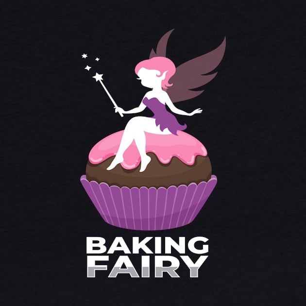 Baking Fairy Baker Cake Cupcake Fairy by MooonTees